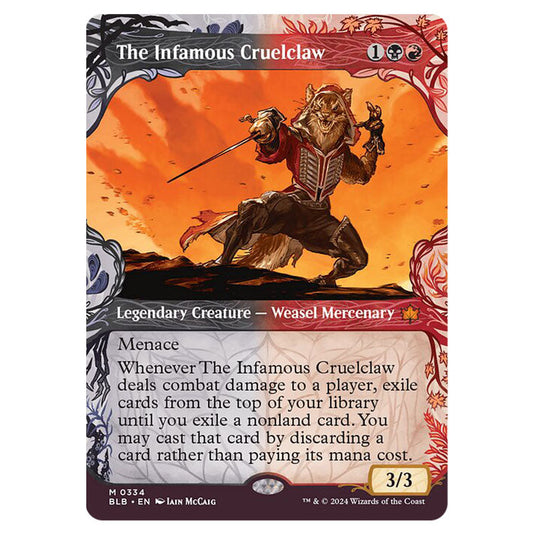 Magic The Gathering - Bloomburrow - The Infamous Cruelclaw - 0334