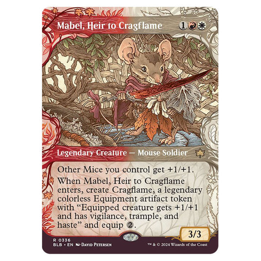 Magic The Gathering - Bloomburrow - Mabel, Heir to Cragflame - 0336