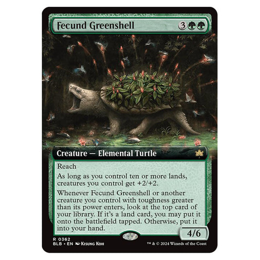 Magic The Gathering - Bloomburrow - Fecund Greenshell - 0362