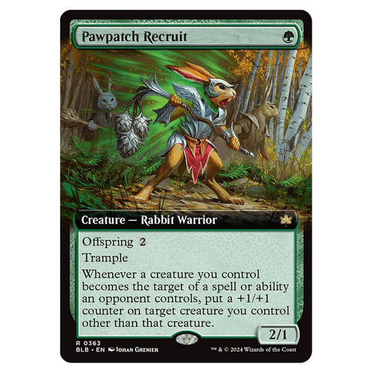 Magic The Gathering - Bloomburrow - Pawpatch Recruit - 0363