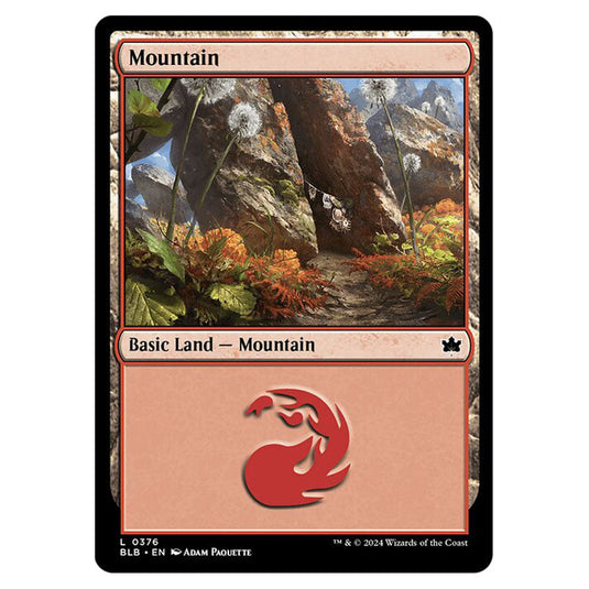 Magic The Gathering - Bloomburrow - Mountain - 0376