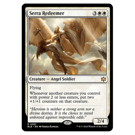 Magic The Gathering - Bloomburrow - Serra Redeemer - 0387