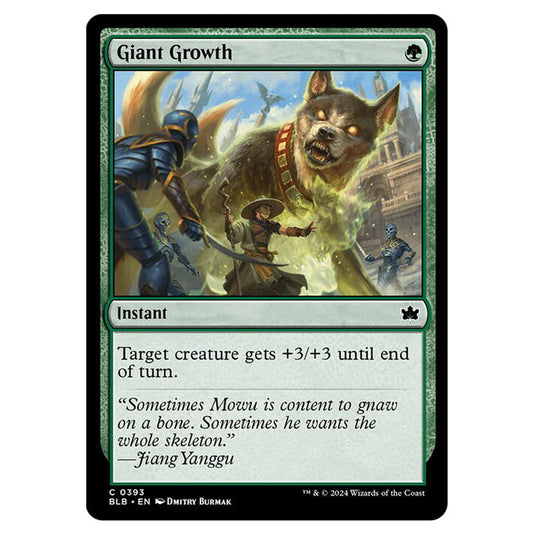 Magic The Gathering - Bloomburrow - Giant Growth - 0393