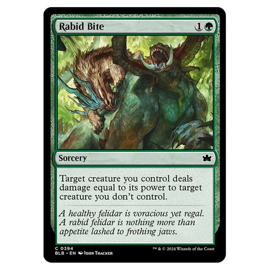 Magic The Gathering - Bloomburrow - Rabid Bite - 0394