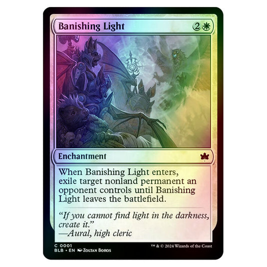 Magic The Gathering - Bloomburrow - Banishing Light - 0001 (Foil)