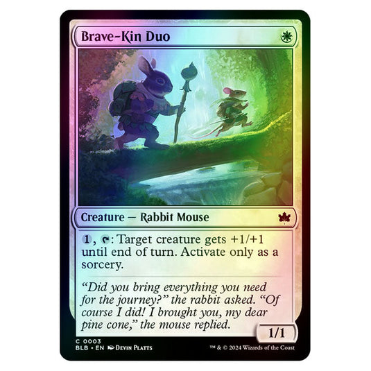 Magic The Gathering - Bloomburrow - Brave-Kin Duo - 0003 (Foil)