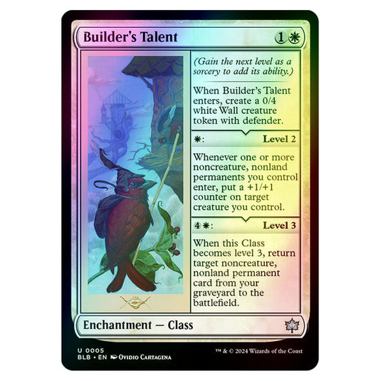 Magic The Gathering - Bloomburrow - Builder's Talent - 0005 (Foil)