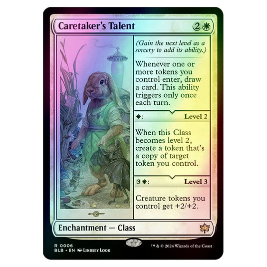 Magic The Gathering - Bloomburrow - Caretaker's Talent - 0006 (Foil)