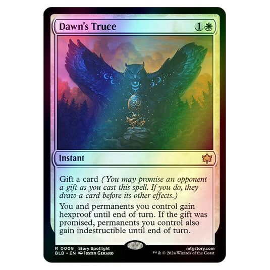 Magic The Gathering - Bloomburrow - Dawn's Truce - 0009 (Foil)