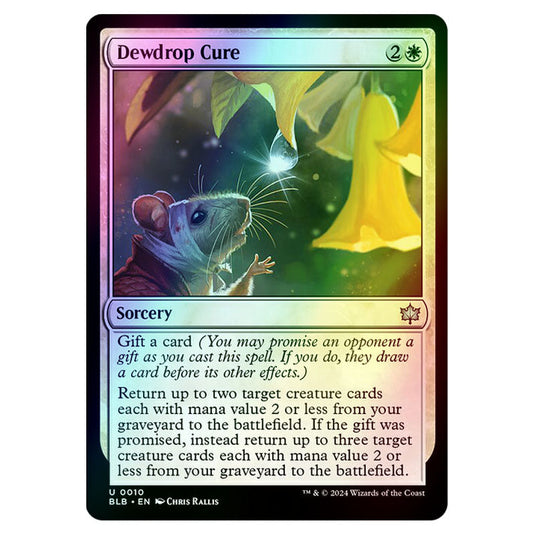 Magic The Gathering - Bloomburrow - Dewdrop Cure - 0010 (Foil)