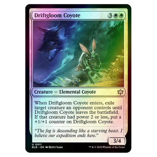 Magic The Gathering - Bloomburrow - Driftgloom Coyote - 0011 (Foil)