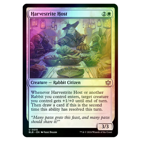 Magic The Gathering - Bloomburrow - Harvestrite Host - 0015 (Foil)