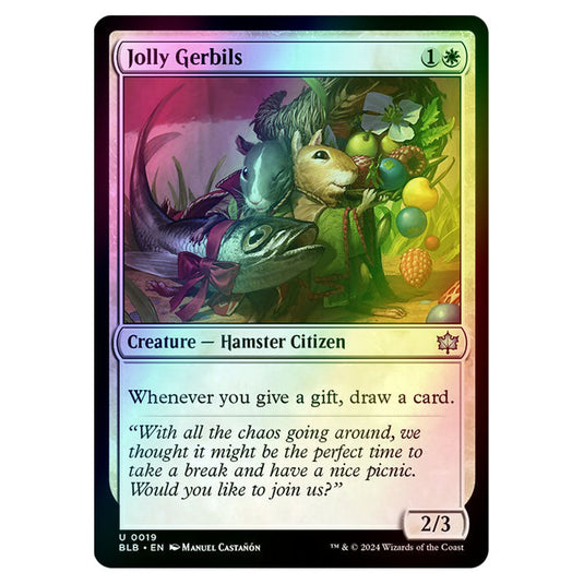 Magic The Gathering - Bloomburrow - Jolly Gerbils - 0019 (Foil)