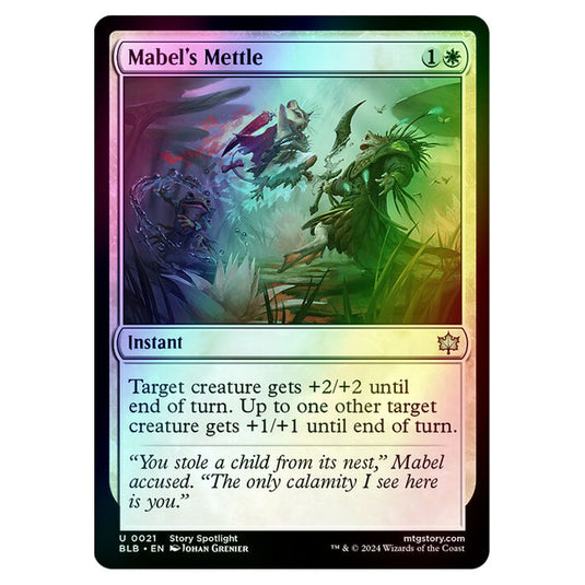 Magic The Gathering - Bloomburrow - Mabel's Mettle - 0021 (Foil)