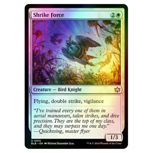 Magic The Gathering - Bloomburrow - Shrike Force - 0031 (Foil)