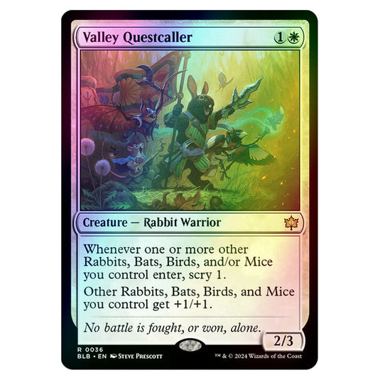 Magic The Gathering - Bloomburrow - Valley Questcaller - 0036 (Foil)