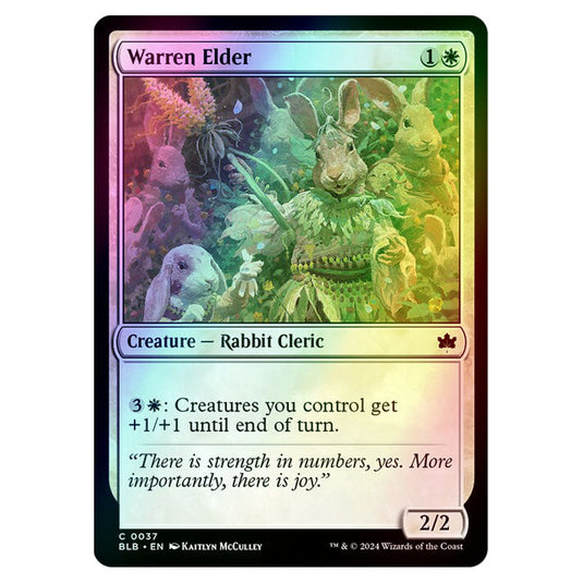 Magic The Gathering - Bloomburrow - Warren Elder - 0037 (Foil)