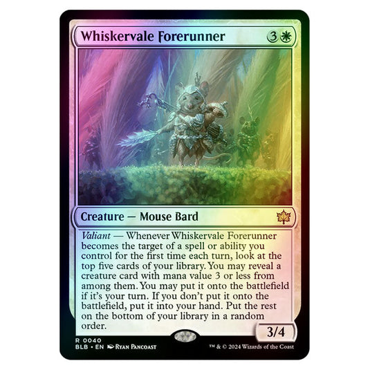 Magic The Gathering - Bloomburrow - Whiskervale Forerunner - 0040 (Foil)