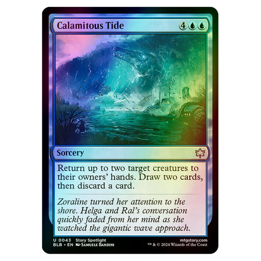 Magic The Gathering - Bloomburrow - Calamitous Tide - 0043 (Foil)