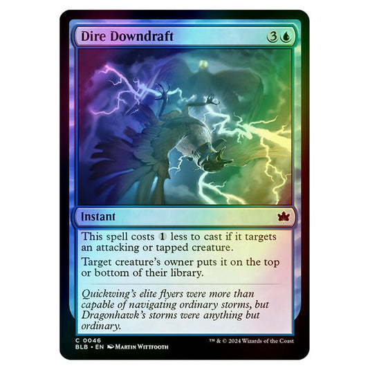 Magic The Gathering - Bloomburrow - Dire Downdraft - 0046 (Foil)