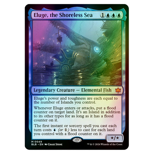 Magic The Gathering - Bloomburrow - Eluge, the Shoreless Sea - 0049 (Foil)