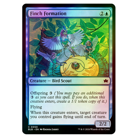 Magic The Gathering - Bloomburrow - Finch Formation - 0050 (Foil)