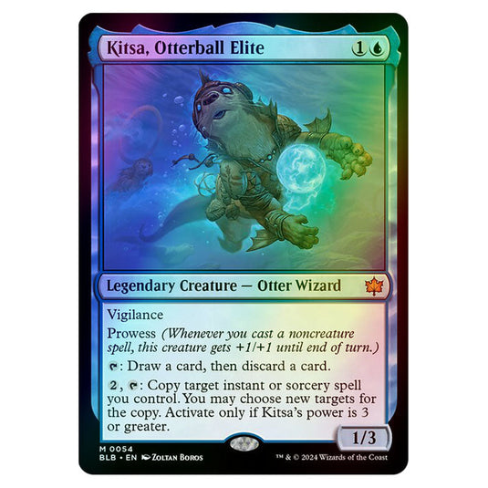 Magic The Gathering - Bloomburrow - Kitsa, Otterball Elite - 0054 (Foil)