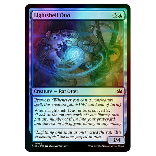 Magic The Gathering - Bloomburrow - Lightshell Duo - 0056 (Foil)