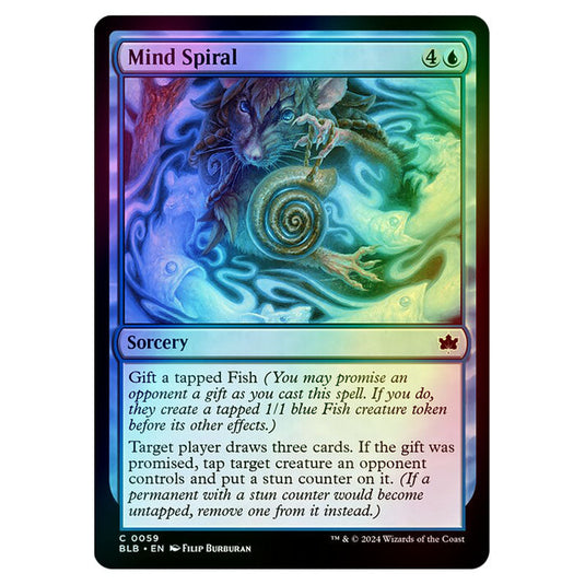 Magic The Gathering - Bloomburrow - Mind Spiral - 0059 (Foil)