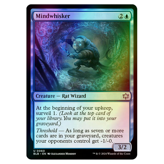 Magic The Gathering - Bloomburrow - Mindwhisker - 0060 (Foil)