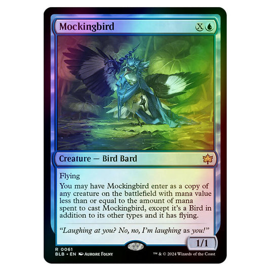 Magic The Gathering - Bloomburrow - Mockingbird - 0061 (Foil)