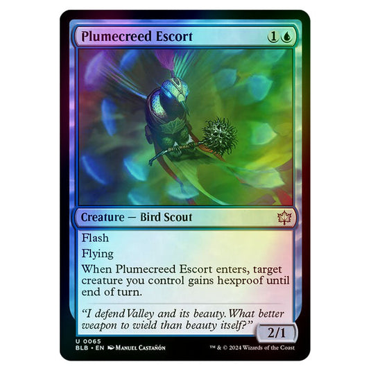 Magic The Gathering - Bloomburrow - Plumecreed Escort - 0065 (Foil)