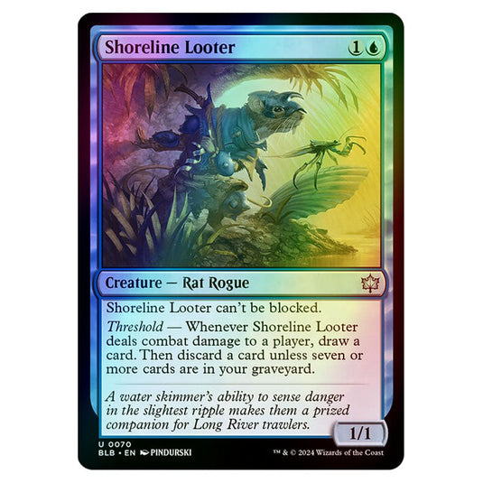 Magic The Gathering - Bloomburrow - Shoreline Looter - 0070 (Foil)