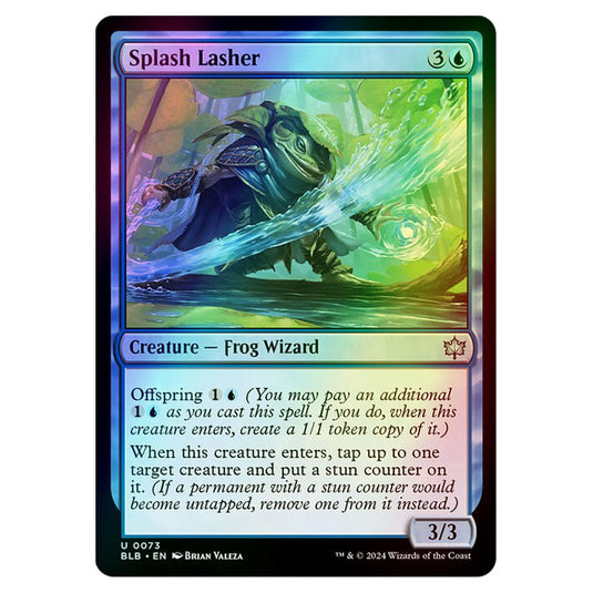 Magic The Gathering - Bloomburrow - Splash Lasher - 0073 (Foil)