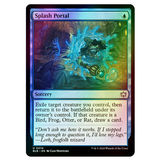 Magic The Gathering - Bloomburrow - Splash Portal - 0074 (Foil)