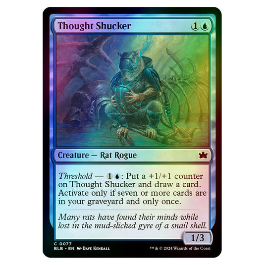 Magic The Gathering - Bloomburrow - Thought Shucker - 0077 (Foil)