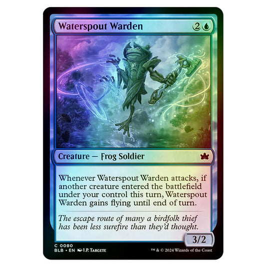 Magic The Gathering - Bloomburrow - Waterspout Warden - 0080 (Foil)