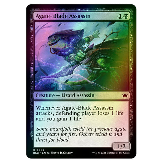 Magic The Gathering - Bloomburrow - Agate-Blade Assassin - 0082 (Foil)