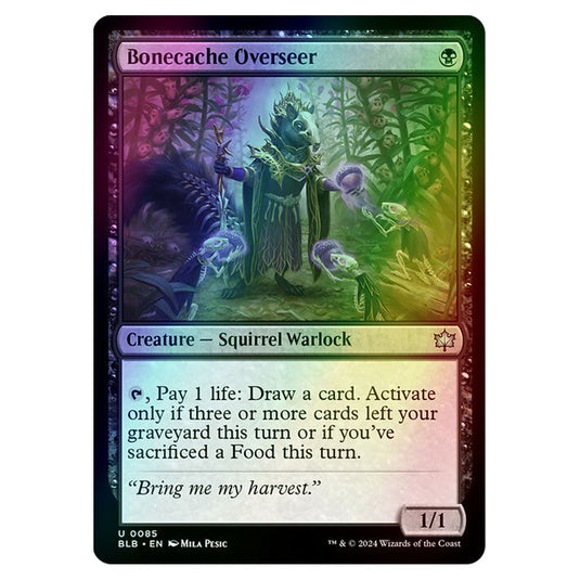 Magic The Gathering - Bloomburrow - Bonecache Overseer - 0085 (Foil)