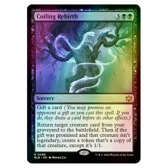 Magic The Gathering - Bloomburrow - Coiling Rebirth - 0086 (Foil)