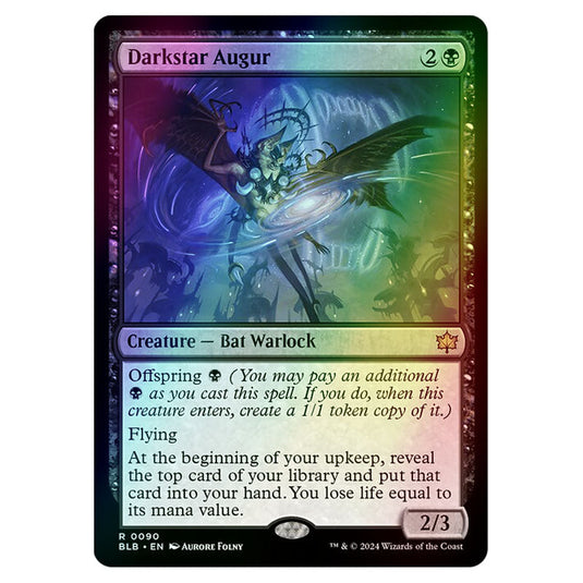 Magic The Gathering - Bloomburrow - Darkstar Augur - 0090 (Foil)