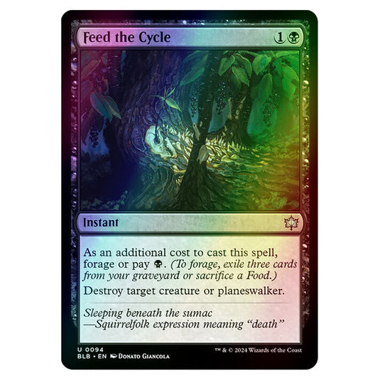 Magic The Gathering - Bloomburrow - Feed the Cycle - 0094 (Foil)