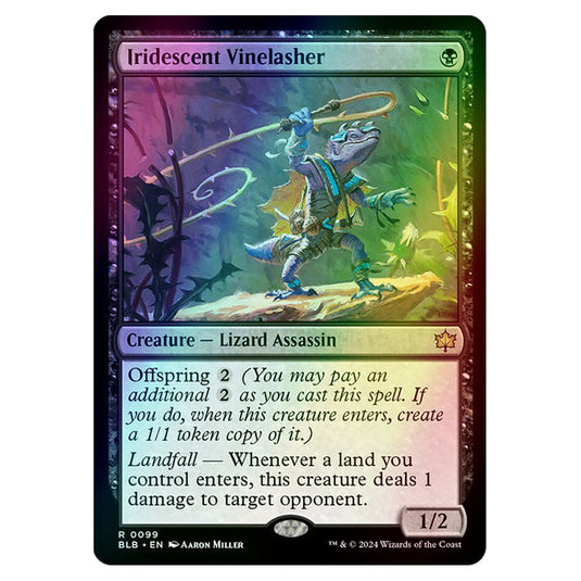 Magic The Gathering - Bloomburrow - Iridescent Vinelasher - 0099 (Foil)