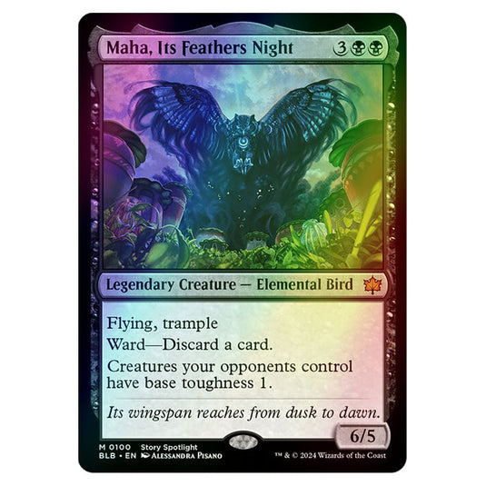 Magic The Gathering - Bloomburrow - Maha, Its Feathers Night - 0100 (Foil)