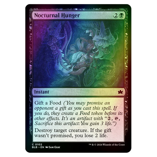 Magic The Gathering - Bloomburrow - Nocturnal Hunger - 0102 (Foil)