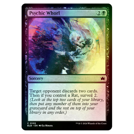 Magic The Gathering - Bloomburrow - Psychic Whorl - 0105 (Foil)