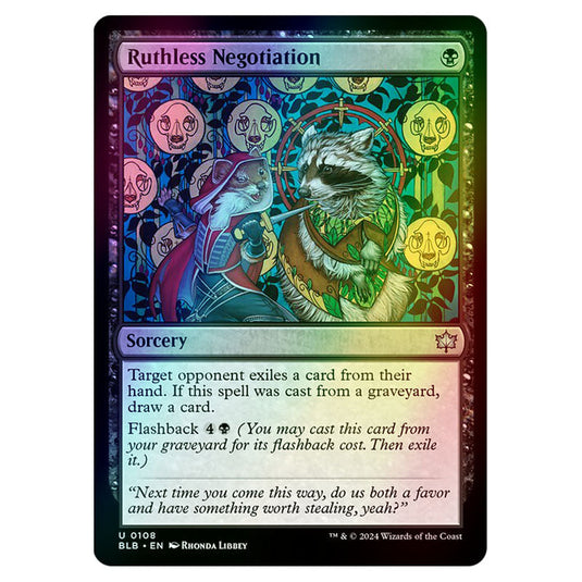 Magic The Gathering - Bloomburrow - Ruthless Negotiation - 0108 (Foil)