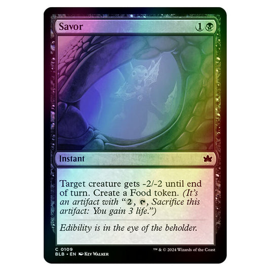 Magic The Gathering - Bloomburrow - Savor - 0109 (Foil)