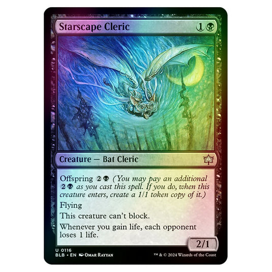 Magic The Gathering - Bloomburrow - Starscape Cleric - 0116 (Foil)