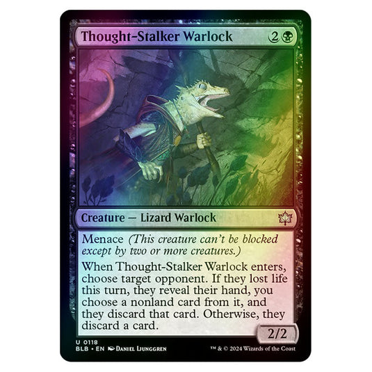 Magic The Gathering - Bloomburrow - Thought-Stalker Warlock - 0118 (Foil)